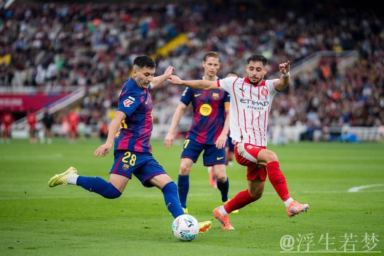 巴塞罗那第29轮4-1大胜赫罗纳比赛集锦